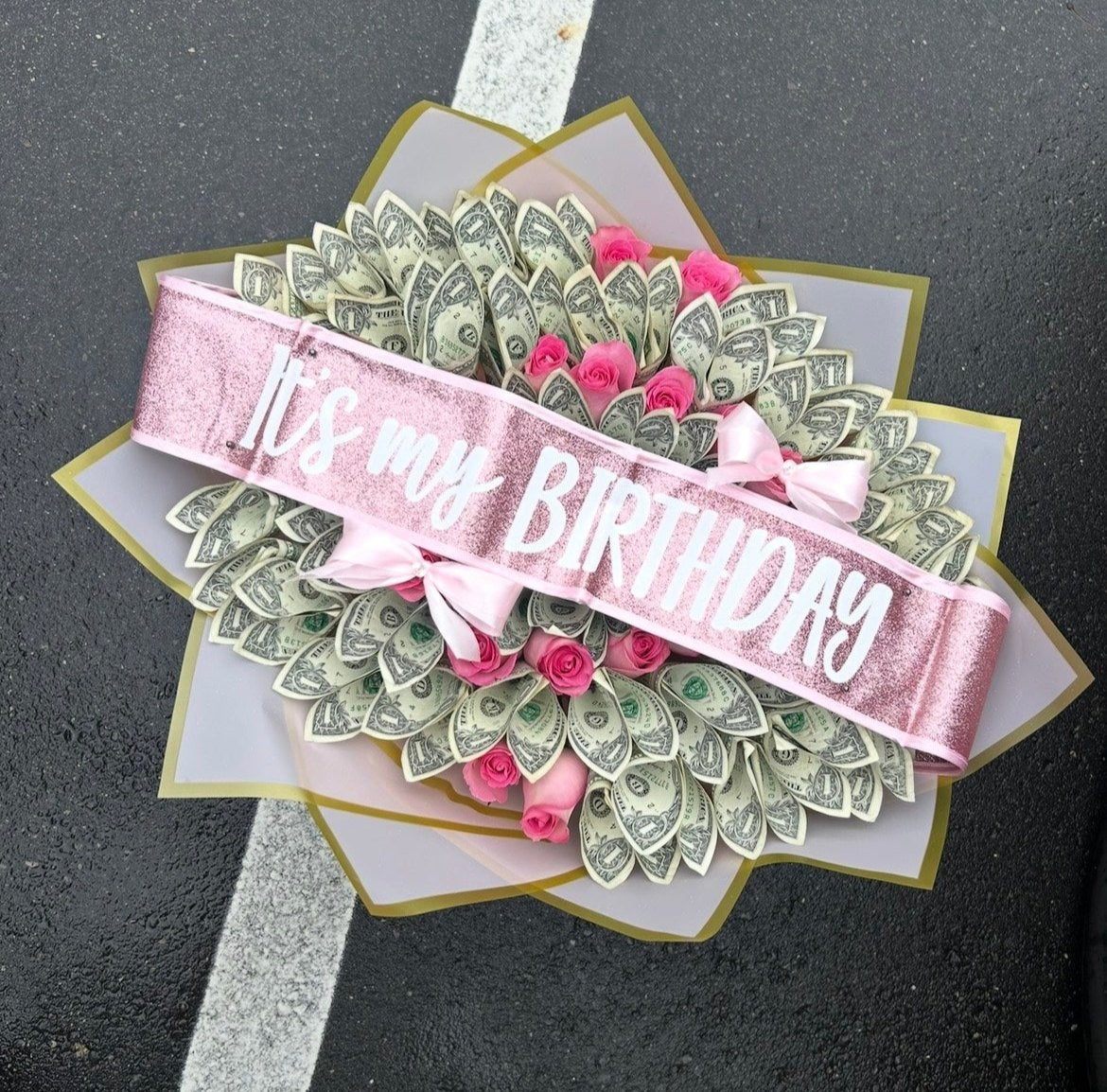$50 Birthday Money Bouquet