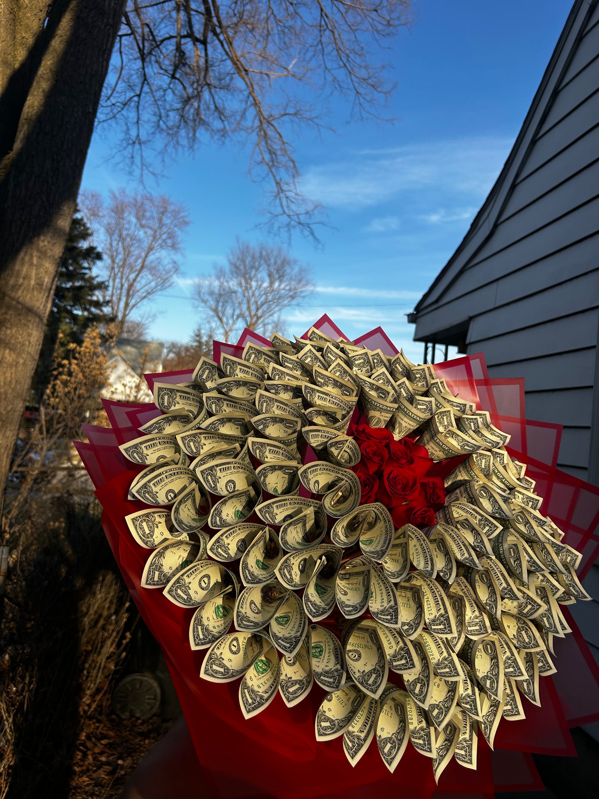 flower bouquet money tree $75 Money Bouquet – Creations By Charena