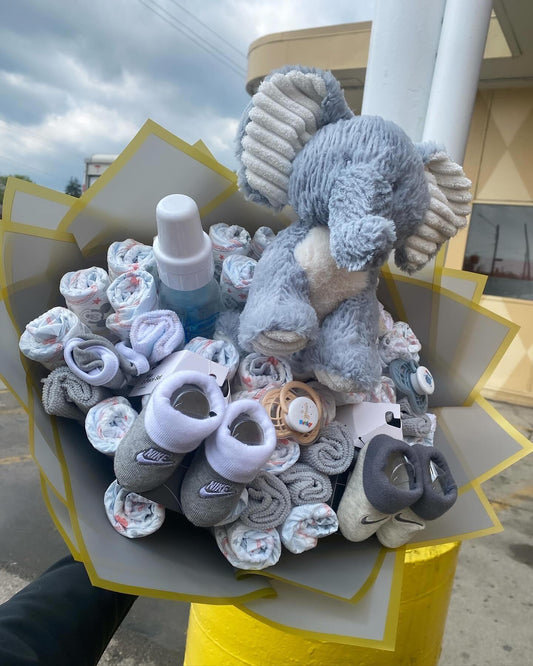 Elephant Diaper Bouquet