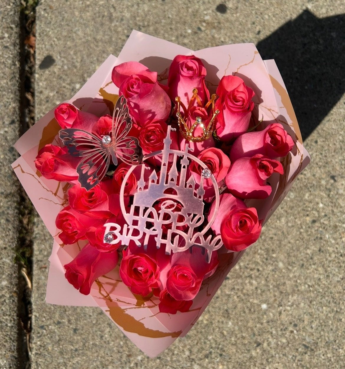 Icy "Don Julio" Bottle Bouquet